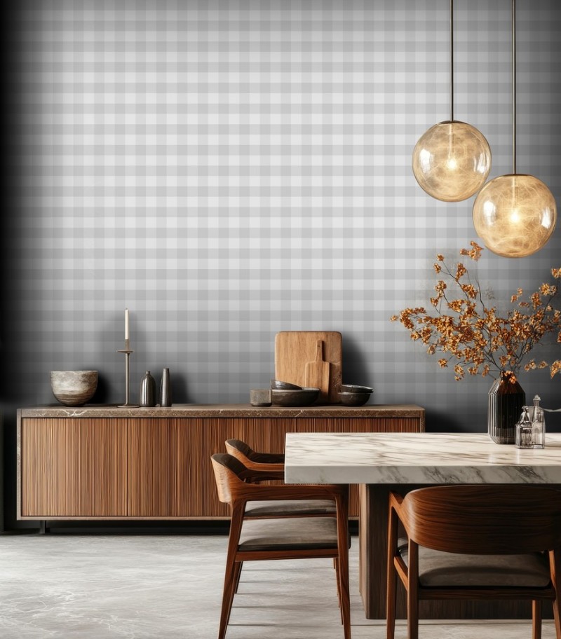 Picture of Fargesammensetning Checkered Light Grey - 1031901-05 - 04801-01